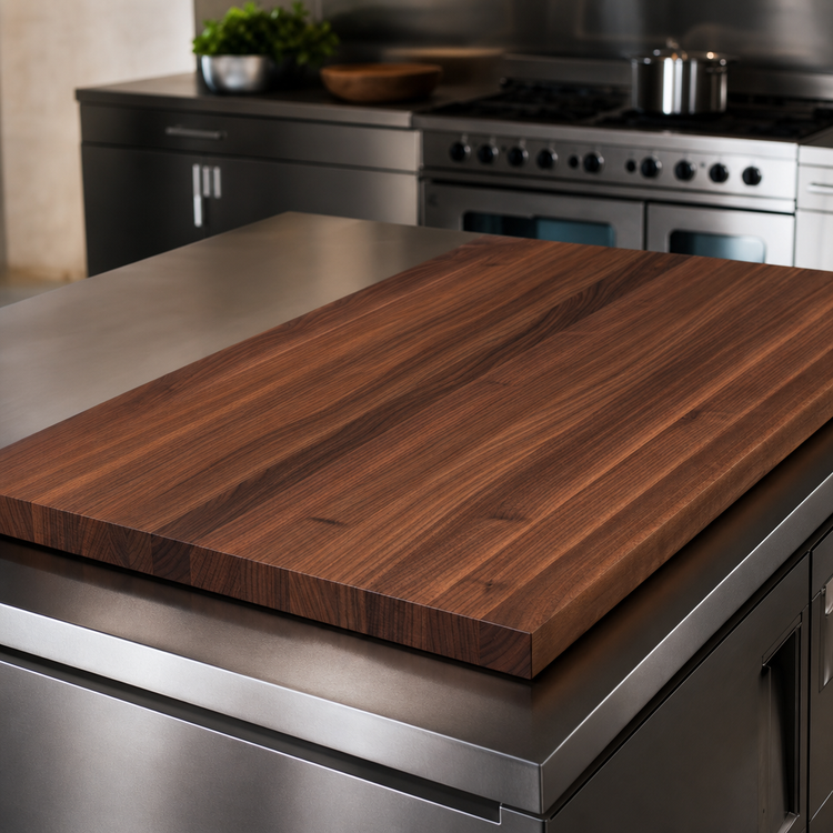 Product image #4 for Boos Block American Black Walnut Edge Grain Kitchen Countertop, 120 x 48 x 1-3/4 Inches