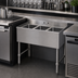 Thumbnail image #4 for Sapphire Manufacturing Three Compartment Stainless Steel Underbar Bar Sink, No Drain Board