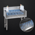 Thumbnail image #4 for Advance Tabco Underbar Basics™ 42-Inch Stainless Steel Underbar Cocktail Unit with 12-Inch Deep Ice Bin and 10-Circuit Cold Plate