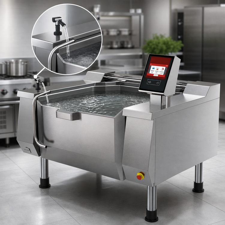 Product image #4 for Betterpan 58 Gallon Gas Tilting Skillet Braising Pan