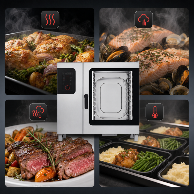Product image #4 for Convotherm C4 ED 10.20ES-N 10-Pan Full-Size Electric Boilerless Combi Oven