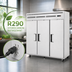 Thumbnail image #4 for Everest ESR3 Three-Section Reach-In Refrigerator, 71 Cu. Ft., Top-Mounted Self-Contained R290, 115V