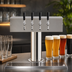 Thumbnail image #4 for Micro Matic T Style 4-Faucet Countertop Glycol-Cooled Draft Beer Tower, 20 Inch Wide