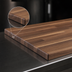 Thumbnail image #4 for Boos Block American Black Walnut Blended Rails Edge Grain Kitchen Countertop, 144 x 30 x 1-1/2 Inch, Oil Finish