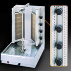 Thumbnail image #4 for Eurodib USA Visvardis DG12VN Gas Vertical Gyro Broiler, 130-145 lb. Capacity, 72,000 BTU, Individual Thermostatic Controls