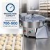 Thumbnail image #5 for BakeMax Countertop Dough Ball Rounder, 1 to 13 oz Portions, 115V