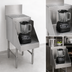 Thumbnail image #4 for Advance Tabco Prestige 12-Inch Wide Stainless Steel Blender Station with Drainboard Top and Recessed Shelf
