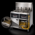 Thumbnail image #4 for Henny Penny OEA 342 2-Well Electric Large Capacity Auto-Lift Open Fryer with Built-In Filtration