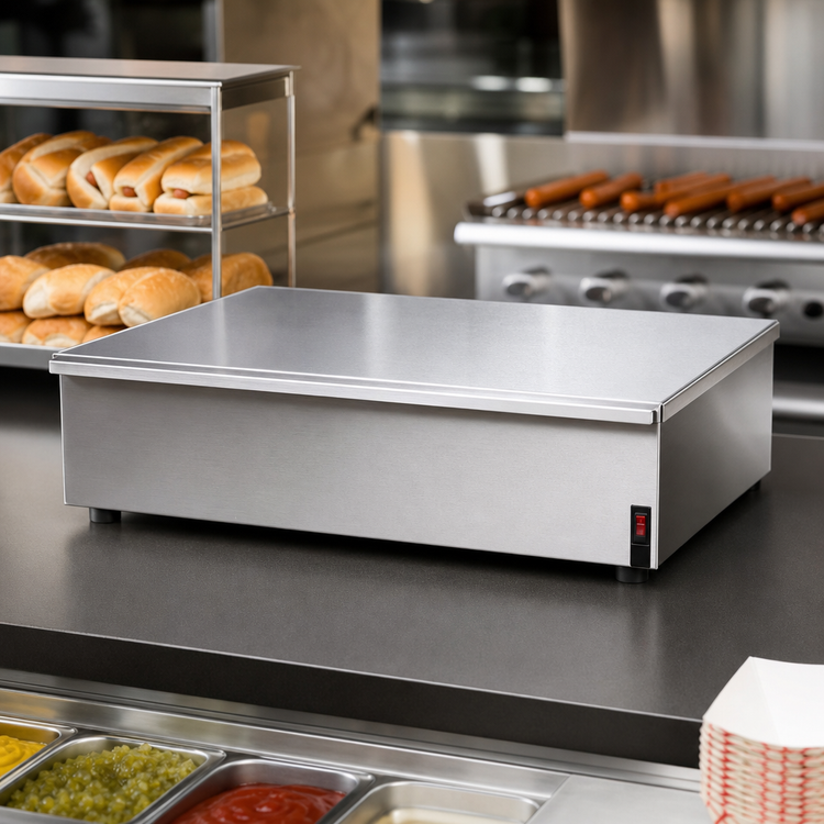 Product image #4 for APW Wyott BWD-31 Dry Freestanding Hot Dog Bun Warmer, 24-Bun Capacity