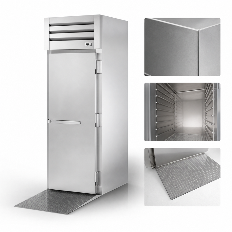 Product image #4 for True Spec Series Roll-In Heated Cabinet, 1 Section, Stainless Steel Door, 89-Inch H