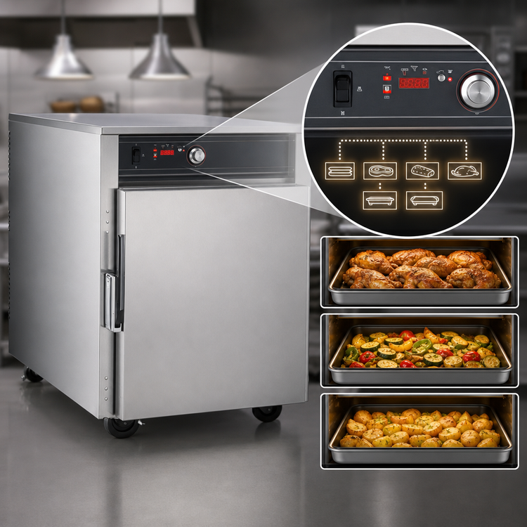 Product image #4 for Low-Voltage Cook-and-Hold Mobile Cabinet, 3 Full-Size Sheet Pan Capacity
