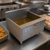 Thumbnail image #4 for Comstock-Castle 32-Inch Countertop Gas Flat-Bottom Funnel Cake / Blooming Onion Fryer