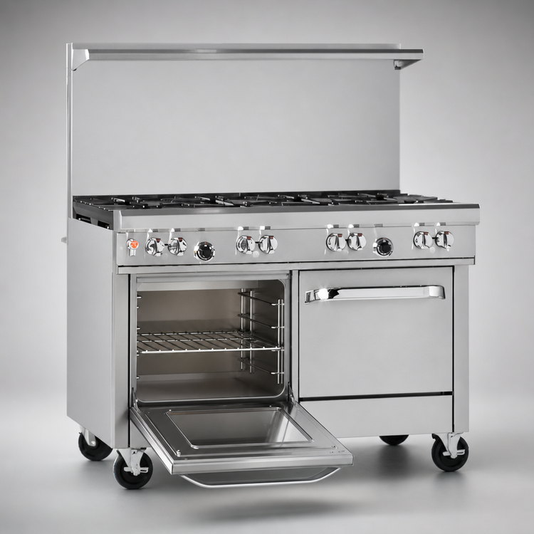 Product image #4 for Southbend Ultimate 48-Inch Gas Restaurant Range with 7 Open Burners, Standard Oven, and Cabinet Base
