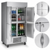 Thumbnail image #4 for Beverage-Air Horizon Series Two-Section Reach-In Refrigerator with Solid Half Doors, 40.2 Cu. Ft.