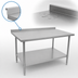 Thumbnail image #4 for John Boos Stallion 84-Inch Stainless Steel Work Table with 1-1/2-Inch Rear Up-Turn