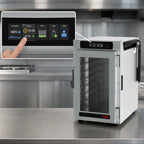 Thumbnail image #5 for Metro HotBlox™ HBCN8-DCPS-CT Pass-Thru Countertop Insulated Holding Cabinet, 8-Pan, Digital Touchscreen, Clear Front/Solid Rear Doors