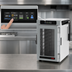 Thumbnail image #5 for Metro HotBlox Narrow 8-Pan Pass-Thru Countertop/Stacking Insulated Holding Cabinet, Digital Touchscreen, Clear Front Door/Solid Rear Door