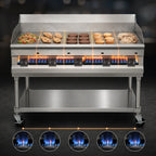 Thumbnail image #4 for Imperial (Middleby) Pro Series PSG60 60-Inch Countertop Gas Griddle with 1-Inch Smooth Steel Plate, Stainless Steel Exterior, 150,000 BTU
