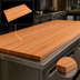 Thumbnail image #4 for Boos Block American Cherry Edge Grain Kitchen Countertop, 132 x 27 x 1-1/2 Inch, Varnique Finish