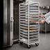 Thumbnail image #4 for Eagle Panco Mobile Full-Height Side-Load Oven Rack for 15 Full-Size Sheet Pans