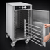 Thumbnail image #4 for Carter-Hoffmann PH129 Mobile Stainless Steel Heated Holding Cabinet, 9-Pan Capacity, Top-Mounted Forced-Air Heat, Right-Hinged Solid Door