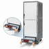 Thumbnail image #4 for Metro C5 3 Series Gray Insulation Armour Full Height Mobile Heated Holding and Proofing Cabinet with Dutch Solid Doors