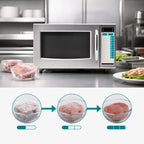 Thumbnail image #5 for Sharp Express Defrost R-21LTF Medium-Duty Countertop Commercial Microwave Oven, 1.0 Cu. Ft., 1000W, Programmable Touch Controls, Stainless Steel