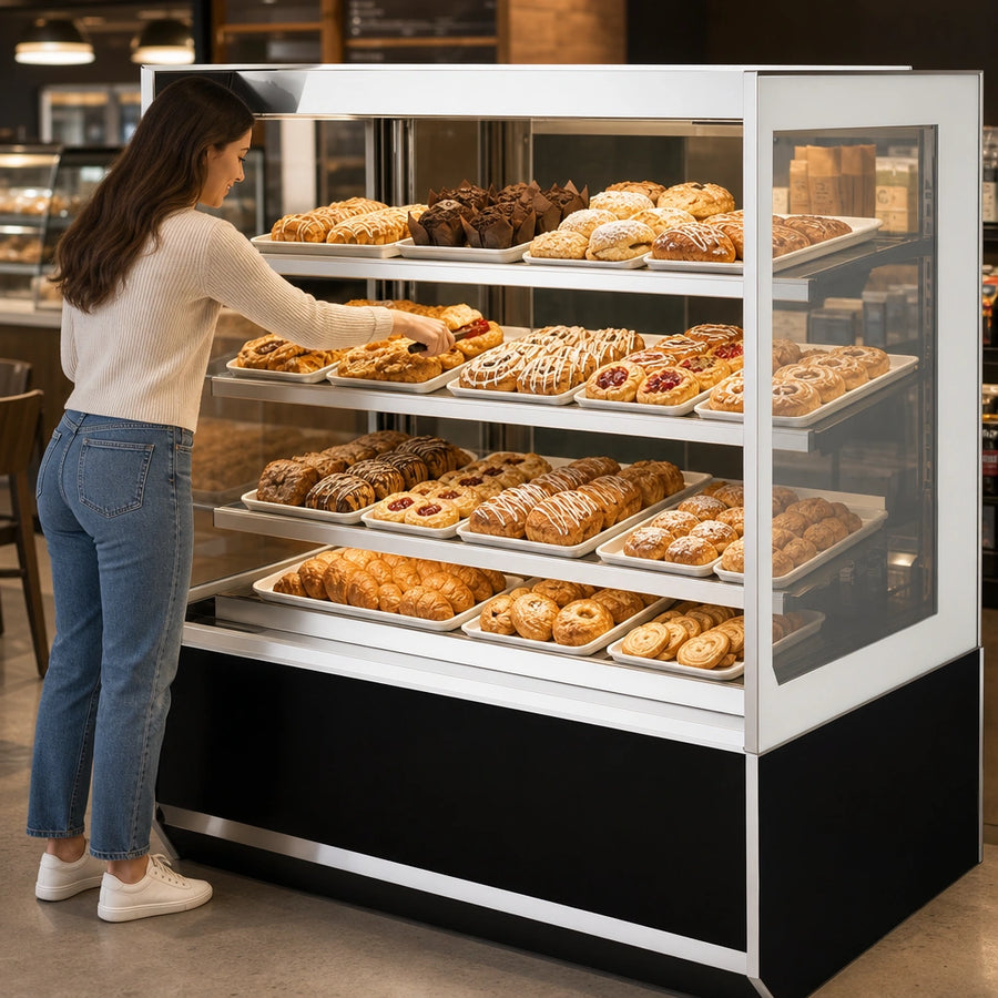 Open-Front Self-Service Layout