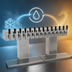 Thumbnail image #4 for Glastender 14-Faucet Countertop Glycol-Cooled Bridge Draft Dispensing Tower, Mirror Finish