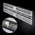Thumbnail image #4 for Hatco Glo-Ray 60-Inch Max Watt Dual Infrared Strip Heater, Aluminum, Unlighted