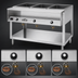 Thumbnail image #4 for ServeWell® 3-Well Stainless Steel Hot Food Table with Open Shelf Base, 46 x 32 x 34-Inch, 208-240V