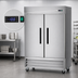 Thumbnail image #4 for Arctic Air AF49 Two-Section 54-Inch Reach-In Freezer, 49 Cu. Ft., Stainless Steel, Bottom-Mounted Self-Contained