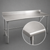 Thumbnail image #4 for Deluxe Series Stainless Steel Work Table with 4-1/2-Inch Backsplash, 108 x 24 Inches