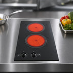 Thumbnail image #5 for Summit Commercial Summit Appliance CR2110B 2-Element Built-In Electric Radiant Cooktop, Glass-Ceramic Surface, Push-to-Turn Controls