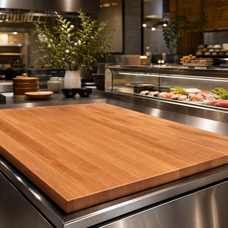 Product image #4 for Boos Block American Cherry Wood Blended Edge Grain Kitchen Countertop, 48-Inch x 30-Inch x 1-1/2-Inch