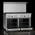 Thumbnail image #4 for Southbend Ultimate 48-Inch Natural Gas Restaurant Range with 7 Open Burners and 2 Space Saver Ovens