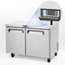 Thumbnail image #4 for Migali Competitor Series Two-Section Undercounter Freezer, 48.2-Inch W, 12 Cu. Ft., Rear-Mounted Self-Contained, Stainless Steel