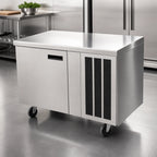 Thumbnail image #4 for Delfield 18660BUCMP 60-Inch Two-Section Refrigerated Work Table, 2 Doors, Stainless Steel, Side-Mounted Self-Contained Refrigeration