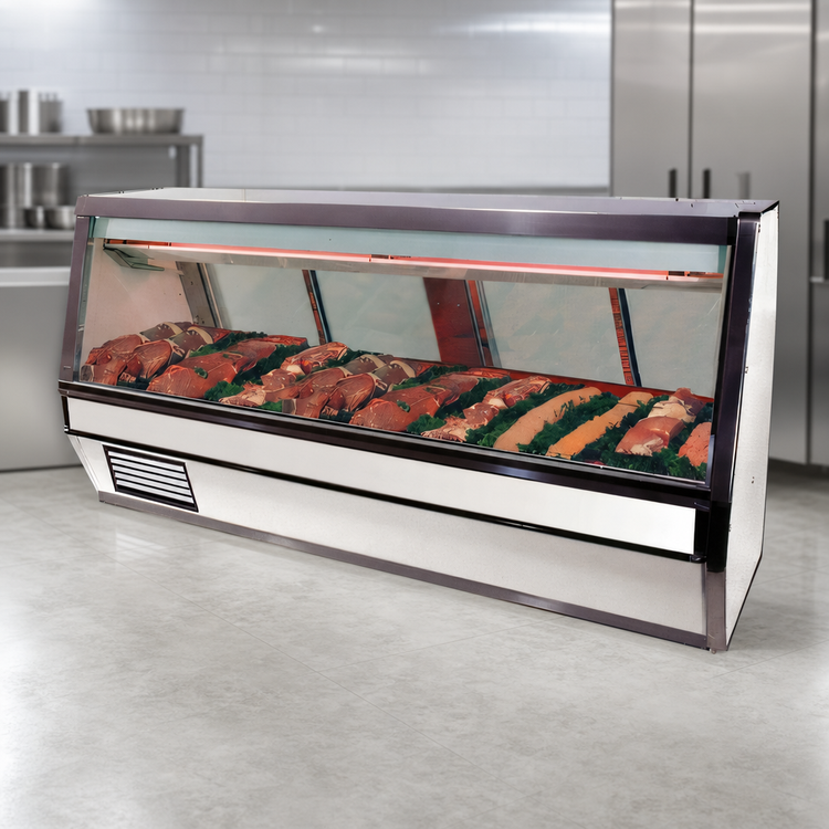 Product image #4 for Howard-McCray 40E Series 76.5-Inch Self-Contained Red Meat Service Case, Endless Design, LED Lighting, White
