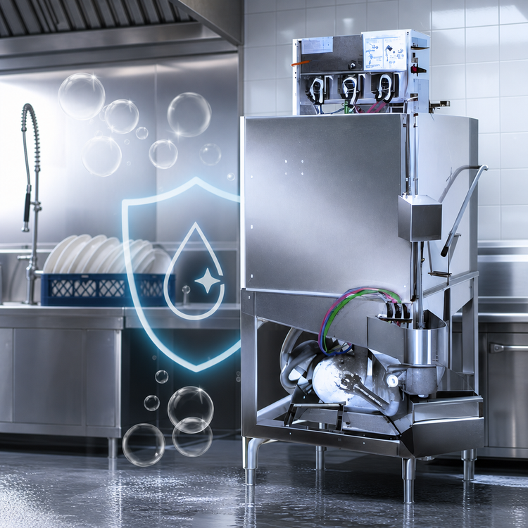Product image #4 for American Dish Service AF-3D-S-3DUP Convertible 3-Door Type Low Temp Chemical Sanitizing Dishwasher