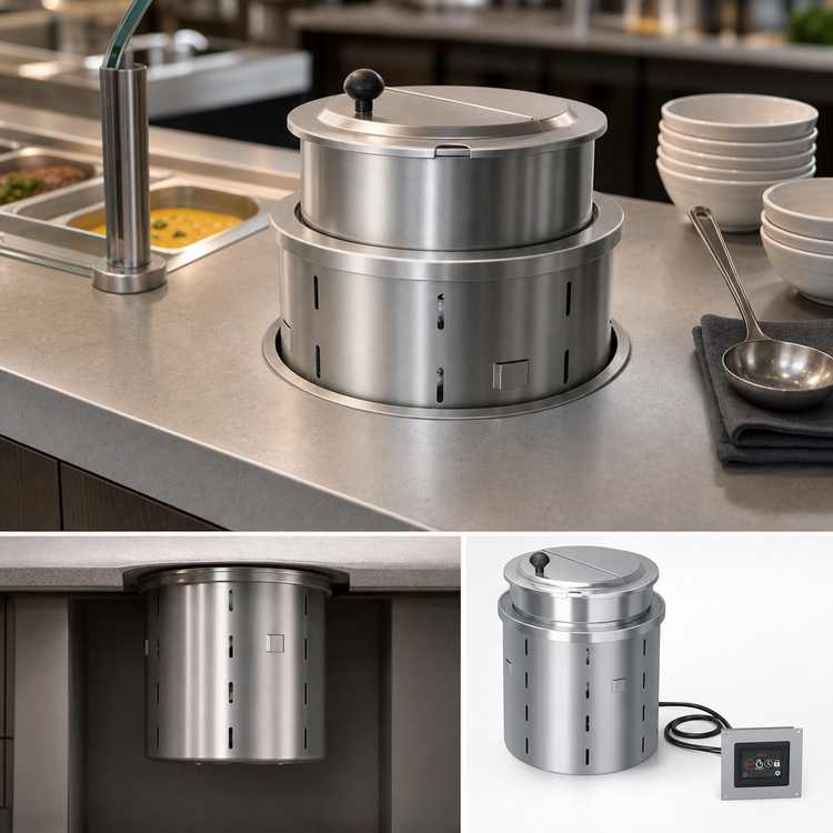 Product image #4 for Hatco Built-In Dry Soup Warmer, 11 Quart, 120V