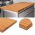 Thumbnail image #4 for John Boos Appalachian 60-Inch x 30-Inch Red Oak Edge Grain Island Countertop