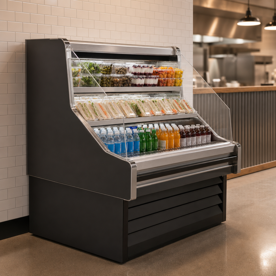 Low-Profile Open Merchandiser