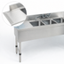 Thumbnail image #4 for Advance Tabco Special Value Series 3-Compartment Stainless Steel Bar Sink with Left Drainboard and Splash-Mount Faucet, 48 x 18 Inches