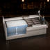Thumbnail image #4 for La Rosa Refrigeration Drop-In Double-Service Ice/Water/Cocktail Unit, 59 Inch, 9-Inch Deep Stainless Steel Lined Bin with Dual Push-Back Glass Fillers