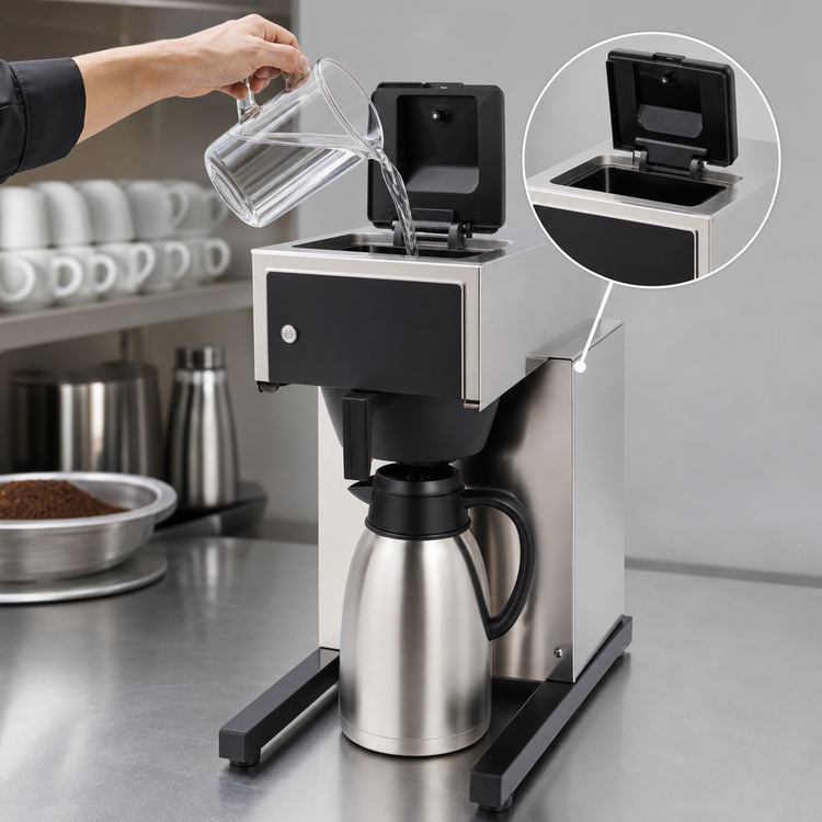 Product image #4 for Bloomfield Gourmet 1000™ Extra Low Pour-Over Thermal Brewer, 85 oz Batch, 120V
