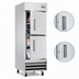 Thumbnail image #4 for Koolmore 23 Cu. Ft. One Section Reach-In Freezer with Solid Half Doors, Bottom Mount, Stainless Steel