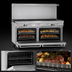 Thumbnail image #4 for Southbend Ultimate 60-Inch Gas Restaurant Range with 2 Star/Sauté Burners, 48-Inch Griddle, and 2 Standard Ovens
