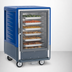 Thumbnail image #4 for Metro C5 3 Series Half-Height Heated Holding Cabinet with Blue Insulation Armour, Clear Door, and Fixed Wire Slides