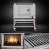 Thumbnail image #4 for American Range 36-Inch Wood/Charcoal Single-Burner Floor Model Broiler with Gas Log Lighter
